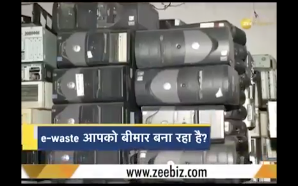 Zee news on eWaste Disposal