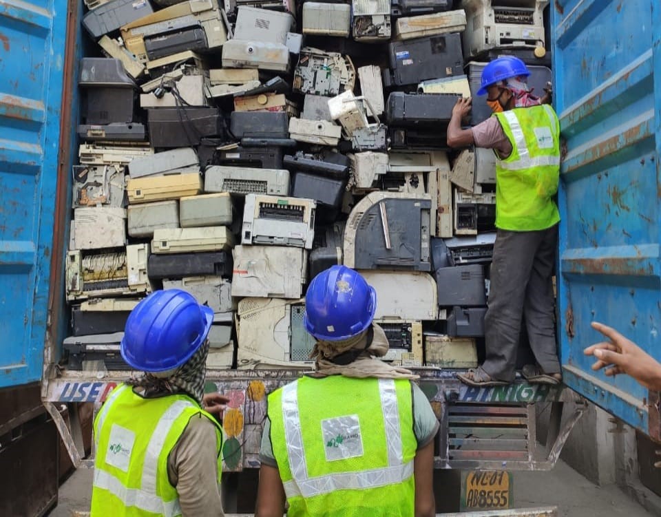 Recycling electronic waste